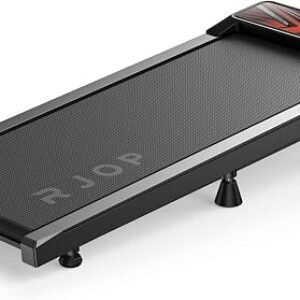 RJOP 2.5HP Walking Mat with Incline Pad, Under Desk Treadmill for Home Gym
