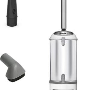 Shark Navigator Lift-Away Vacuum, HEPA, Pet Hair, White/Silver, NV356E