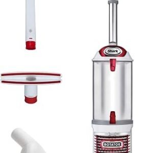 Shark Rotator Lift-Away Upright Vacuum with HEPA Filter, White/Red, NV501
