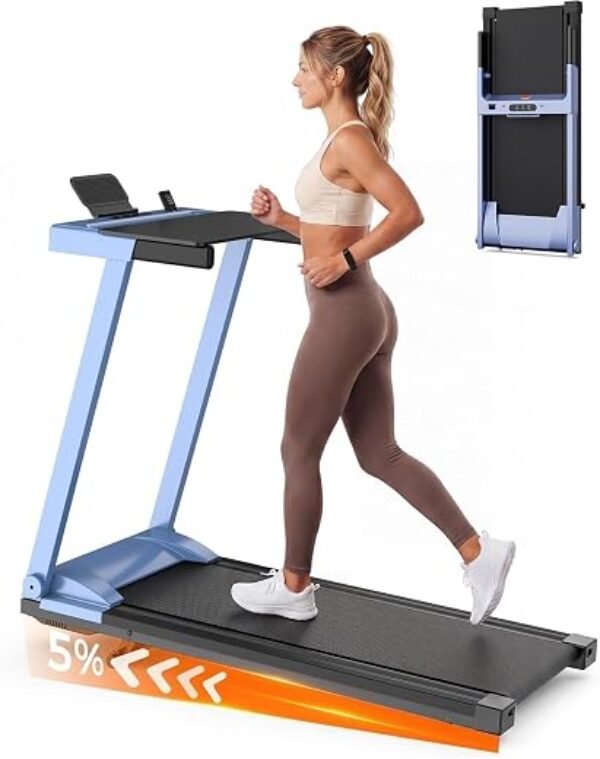 Superun Incline Waking Pad Treadmill with Handle Bar for Home, 300 LBS