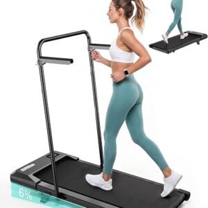 Superun Walking Pad with 6% Incline, 2.5HP Treadmill, 0.6-3.8 MPH, 300 lbs
