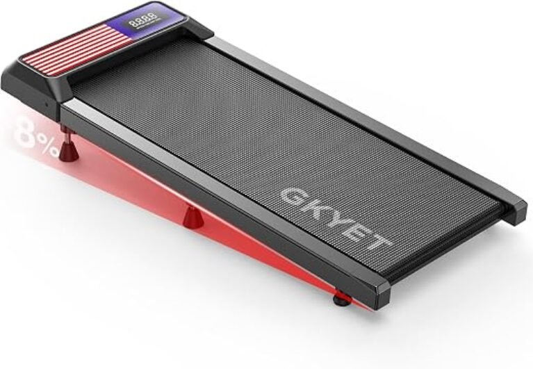 Walking Treadmill Pad with Adjustable 8% Incline for Home Office
