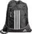 adidas Alliance Sackpack, Drawstring, Lightweight Small Gym Bag for Women, Soccer Backpack, Black, One Size