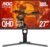 AOC Q27G3XMN Screen Size (inch) 27, Panel Resolution 2560×1440, Refresh Rate 180 Hz, Panel Type VA, HDMI HDMI 2.0 x 1, Display Port DisplayPort 1.4 x 1, Sync Technology (VRR) Adaptive Sync