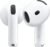 Apple AirPods 4 Wireless Earbuds, Bluetooth Headphones, Personalized Spatial Audio, Sweat and Water Resistant, USB-C Charging Case
