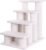 Armarkat Pet Steps, 4-steps, B4001, Ivory, 17″(W)x25″(D)x25″(H), each platform 7″ Deep