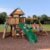 Backyard Discovery Canyon Creek All Cedar Wood Swing Set w/Grey Wave Slide, Playhouse w/Grill