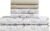 CARIBBEAN JOE 6-Piece Sheet Set with Cooling Pillowcases, 12-inch Deep Pockets, Tropical Beach Coastal Design, Queen, Shell Note Taupe