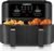 Chefman TurboFry Touch Dual Air Fryer, Maximize The Healthiest Meals With Double Basket Capacity, One-Touch Digital Controls And Shake Reminder For The Perfect Crispy And Low-Calorie Finish
