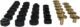 Crown Automotive Body Mount Kit Body, Black, Zinc