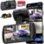 Dash Cam Front and Rear, Real 4K+1080P Dual Dash Cam, Built-in WiFi GPS, 3.3″IPS Screen, HDR Night Vision, G-Sensor Accident Record, 24H Parking Monitor Dash Camera for Cars, Support 512GB Max