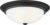 DESIGNERS FOUNTAIN 2-Light Flush Mount Ceiling Light, 13 Inch Lighting Fixture for Kitchen, Bedroom, Bathroom, and Hallway, Matte Black with Etched Glass, 1257M-MB-W