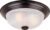 DESIGNERS FOUNTAIN 3-Light Flush Mount Ceiling Light, 15 Inch Lighting Fixture for Kitchen, Bedroom, Bathroom, and Hallway, White Alabaster Glass, Oil Rubbed Bronze, 1257L-ORB-AL