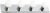Design House 500892 Vanity Polished Chrome, 4-Light