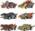 DINOBROS Dinosaur Toy Pull Back Cars,6 Pack Dino Toys for 3 Year Old Boys Girls and Toddlers