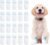 Disposable Dog Boots for Paw Protection, 20 Pcs Pet Shoes with Adjustable Self-Adhesive Bandage, Dog Disposable Foot Covers for Outdoor & Indoor Walking (White, Small)