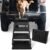 Dog Stairs for Car – Foldable Dog Ramps for Large Dogs with Non Slip Surface, Portable Dog Steps for Cars and SUV, Truck, Support Up to 200 Lbs, 6 Steps