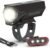 Energizer X400 Rechargeable Bike Light, IPX4 Water Resistant, Compact and Lightweight Design, Front Clip Light and Rear LED Light for Visibility Black