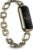Fitbit Luxe Special Edition Fitness and Wellness Tracker, Gorjana Soft Gold Stainless Steel Parker Link Bracelet, One Size (S & L Peony Classic Bands Included)