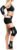 FreezeSleeve Ice and Heat Therapy Sleeve | Reusable Ice Pack Flexible Gel Compression Sleeve for Pain Relief and Recovery of Elbow Knee Ankle Leg Wrist Injuries | Black Large