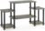 Furinno Turn-N-Tube No Tools Entertainment Center, Round Square Corner, French Oak Grey/Black