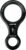 Fusion Climb Aluminum Descender – Figure 8 Descender Black