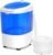 Giantex GX24977-PE, Mini Washer and Spinner Combo, 5.5lbs, Semi-automatic Compact Laundry Apartment Dorm RV Portable Washing Machine, 5.5 LBS Capacity