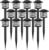 GIGALUMI Solar Outdoor Lights,12 Pack LED Solar Lights Outdoor Waterproof, Solar Walkway Lights Maintain 10 Hours of Lighting for Your Garden, Landscape, Path, Yard, Patio, Driveway