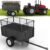 Heavy Duty 750 Lbs Utility Trailer – 17 Cu Ft ATV Dump