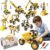 HOMETTER Educational Building Toys, STEM Learning Toy, 10 in 1 Construction Set for Preschool Kids
