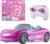 Hot Wheels Barbie RC Toy Car, Remote-Control Pink Convertible