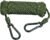 Hunters Specialties 30ft Heavy Duty Reflective Treestand Rope – Hunting Large-Diameter Rope with 2 Carabiner Clips