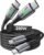 INIU USB C to USB C Cable, 240W Fast Charging [6.6ft, 2-Pack] Type C Charger Cord, Braided USBC Phone Charger Cable for iPhone 16 15 Pro Samsung S24 S23 Laptops MacBook iPad Switch Steam Deck etc.
