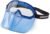 Jackson Safety 21000 – Safety Goggle – Gpl500 Premium Series – Clear Lens – Anti-fog – With Flip-up Detachable Face Shield – Blue Body
