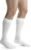 JOBST ActiveWear 20-30mmHg Compression Socks Knee High, Closed Toe, Cool White, Medium