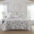 Laura Ashley – Queen Quilt Set, Reversible Cotton Bedding with Matching Shams, Lightweight Decor for All Seasons (Keighley Lilac, Queen)