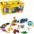 LEGO Classic Medium Creative Brick Box 10696 Building Toy Set – Featuring Storage, Includes Train, Car, and a Tiger Figure