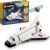 LEGO Creator 3 in 1 Space Shuttle Toys – Space Toys Building Set for Boys & Girls, Ages 6+ – Option to Build 2 Spaceships or Astronaut