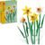 LEGO Daffodils – Building Toy for Kids, Girls and Boys, Ages 8+ – Artificial Daffodil for Home Decor and Display – Gift for Her and Him