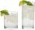 Libbey Province Tumbler and Rocks Glass Set, Elegant Drinkware Glasses Set, Tall Drinking Glasses with Modern Lines, Drinking Glasses Set of 16