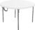 Lifetime Light Commercial Fold-in-Half Round Table, 4-Foot