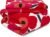 MARIMEKKO – Queen Duvet Cover Set, Cotton Bedding with Matching Shams & Botton Closure, All Season Home Decor (Unikko Red, Queen)