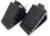 MAXXHAUL 70472 Solid Rubber Heavy Duty Black Wheel Chock 2-Pack, 8″ x 4″ x 6″