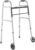 Medline Lightweight Two Button Folding Walker with 5″ Wheels, Aluminum Frame Supports up to 300 lbs