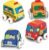 Melissa & Doug K’s Kids Pull-Back Vehicle Set – Soft Baby Toy Set With 4 Cars and Trucks and Carrying Case Pull Back Cars