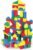 Melissa & Doug Wooden Building Blocks Set – 100 Blocks in 4 Colors and 9 Shapes Classic Kids Toys