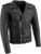 Milwaukee Leather LKM1781 Men’s The Legend Classic Black Premium Leather Motorcycle Jacket w/Quilted Liner