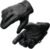 Milwaukee Leather MG7510 Men’s Black Leather Gel Padded Palm Short Wrist Motorcycle Hand Gloves W/ ‘Full Panel Cover’