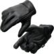 Milwaukee Leather MG7510 Men’s Black Leather Gel Padded Palm Short Wrist Motorcycle Hand Gloves W/ ‘Full Panel Cover’