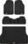 Motor Trend FlexTough Performance All Weather Rubber Car Mats with Cargo Liner – Full Set Front & Rear Floor Mats for Cars Truck SUV, Automotive Floor Mats (Black)